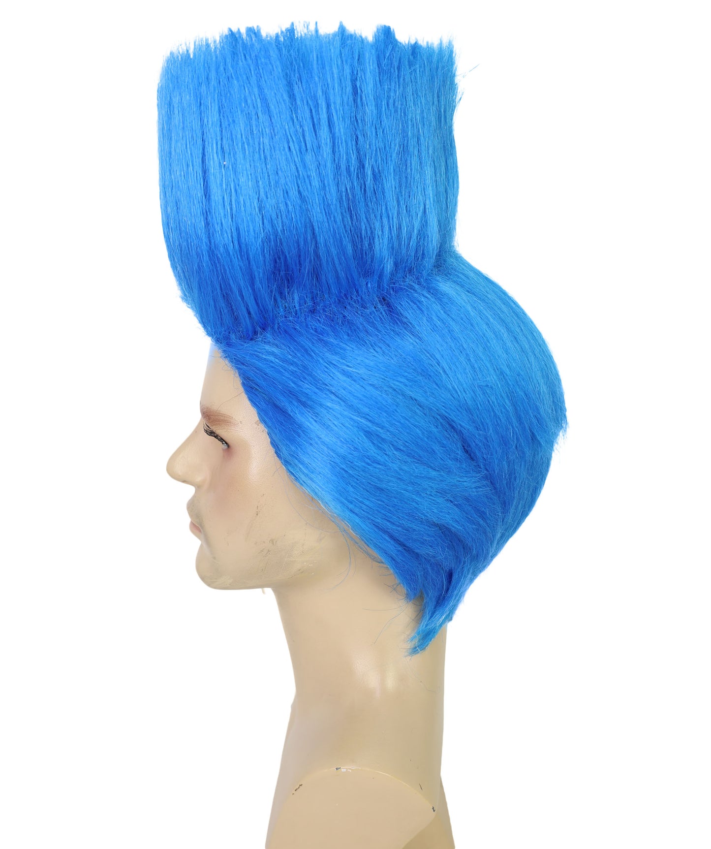 Wigs2you H-7049 大人用メンズショートストレートフルウィッグ ブルー 合成繊維 コスチューム、パーティー、テーマイベントに最適