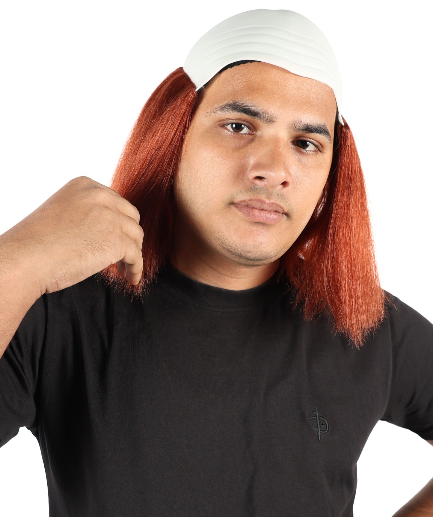 Wigs2you H-7055 大人用ハゲ デラックス シリーボーイ フルウィッグ オーバーン 合成繊維 ハロウィン、コスプレ、パーティー、舞台、ロールプレイ用