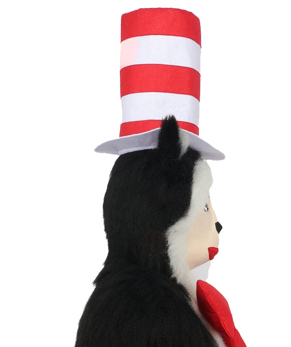 Wigs2you H-7120大人用ユニセックス アニマルキャラクター 猫 白黒コスチュームセット | ムスクセット付き完全セット | 究極のハロウィン&コスプレキット