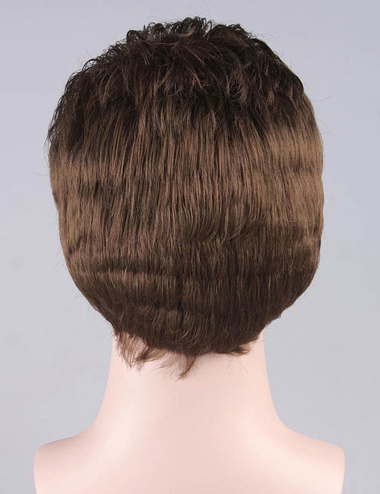 大人の男性用アメリカのスタンドアップ・コメディアン背の低いブラウンかつら、空気を通すCaplessな帽子、難燃性合成繊維H-323