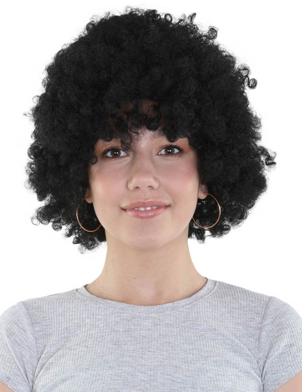 Wigs2you ハロウィンパーティー プレミアム レディース H-669 ブラック アフロ ウィッグ