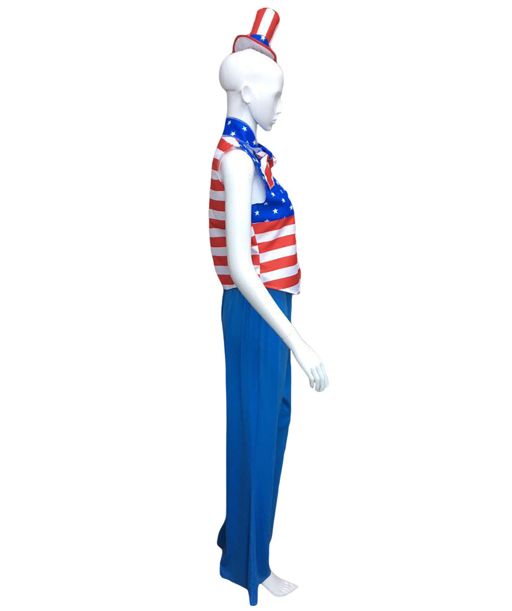 大人向け女性用 JCO-110 パトリオット レディ キット USA フラッグ コスチューム パトリオティック コスプレ コスチューム