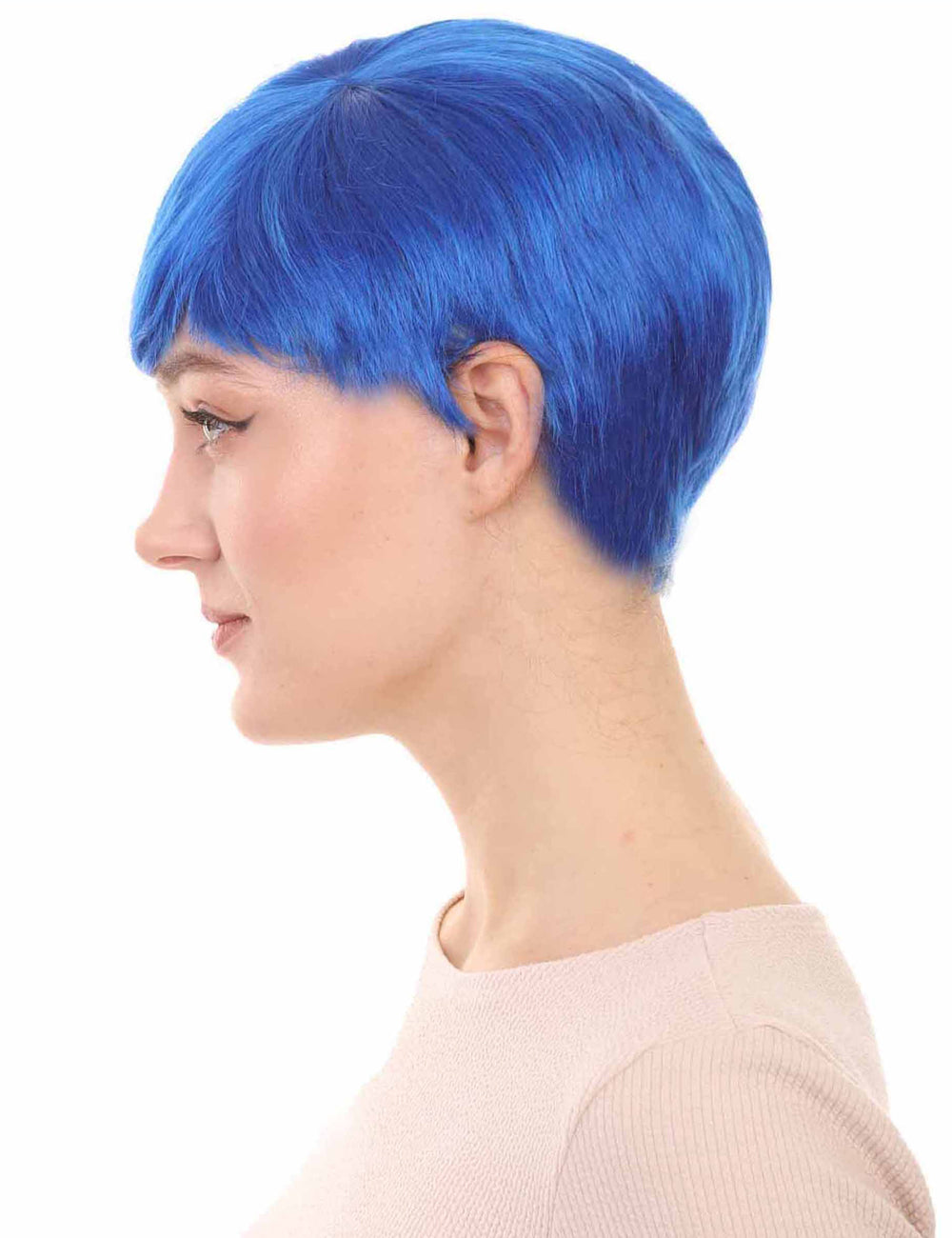 Wigs2you ハロウィンパーティープレミアム レディース H-592 コウノトリウィッグ ネオンブルー