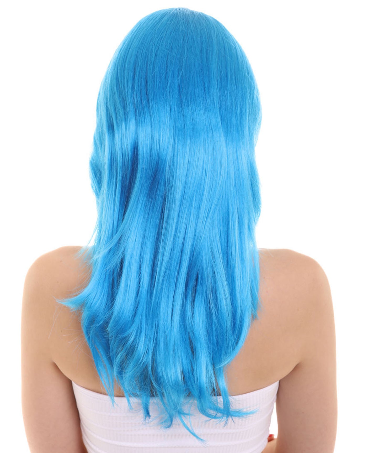Wigs2you ハロウィンパーティープレミアム H-961 3レイヤーのパーティーガールウィッグ ブルー色