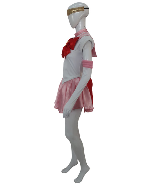 大人の女性用 JCA-045 セーラームーン ピンク レッド ホワイト コスプレ衣装