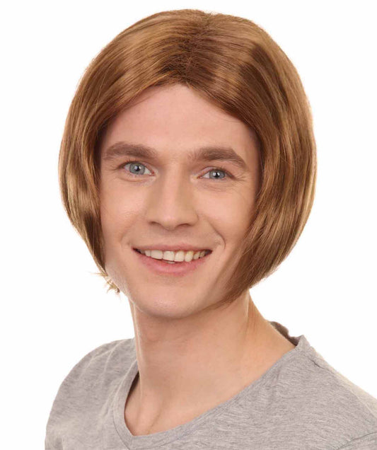 ハロウィンパーティープレミアム H-2170 ブラウングランジウィッグ 髪の革命 男性のウィッグの急増する人気