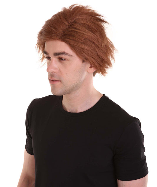 シンガー 男性用 H-1546 ウィッグ ブラウン セレブリティ ウィッグ プレミアム通気性キャップレスキャップ