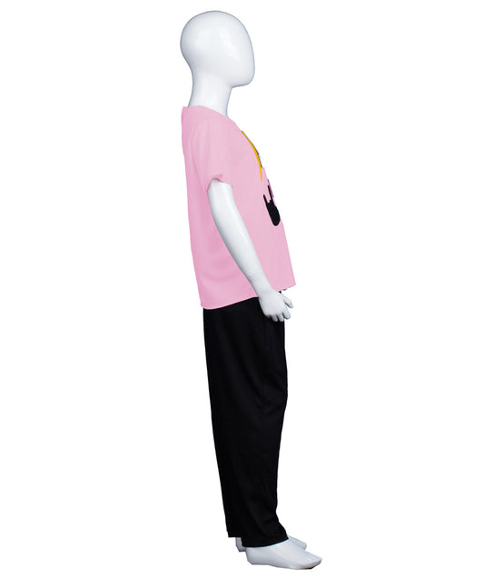 子供用 JCO-177(Kids)_5 プレジデント ロゴ Tシャツ ピンク コスプレ コスチューム