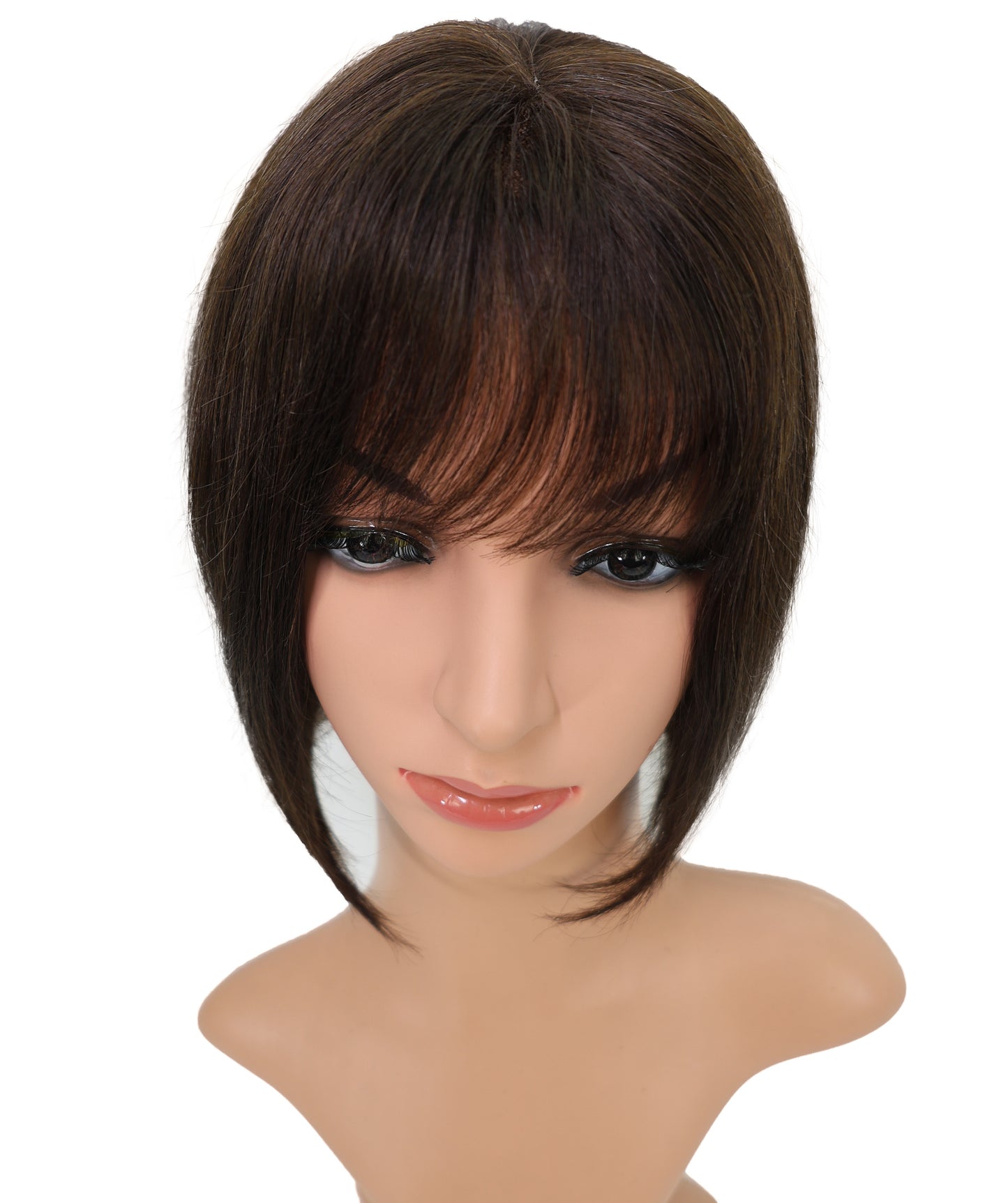 Wigs2you HH-189 ボブウィッグ _ 100%人毛、11" 軽量フルウィッグ _ 医療用・日常用