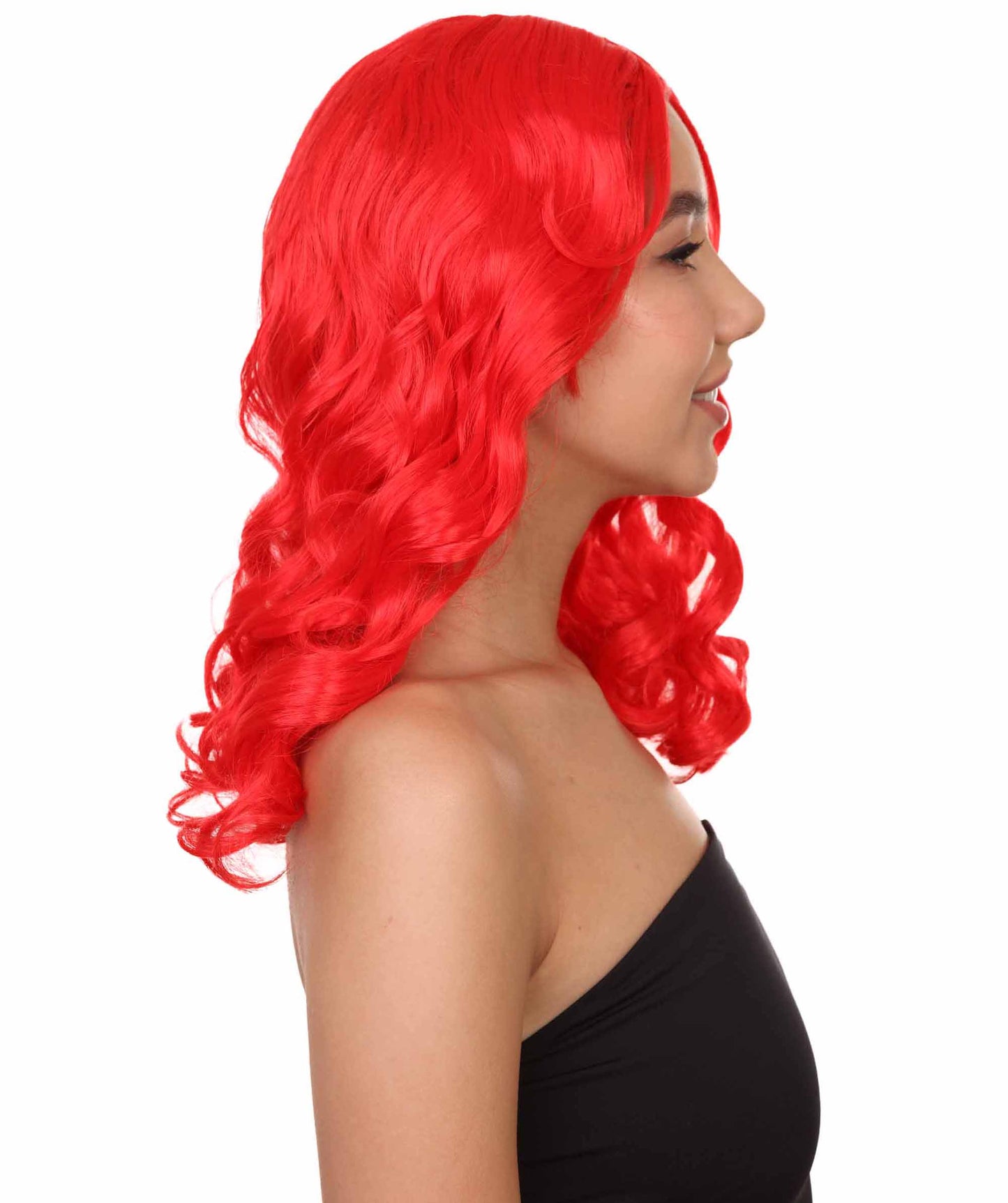 Wigs2you ハロウィンパーティープレミアム レディース H-1078 アリスウィッグ 鏡の国のアリス レッド色