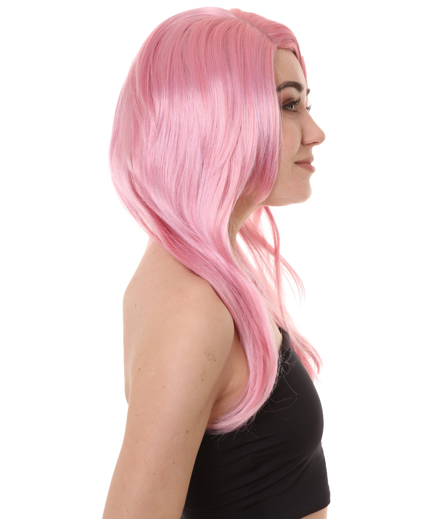 Wigs2you ハロウィン パーティー プレミアム H-945 3レイヤーのパーティー ガール ウィッグ Lt ピンク色