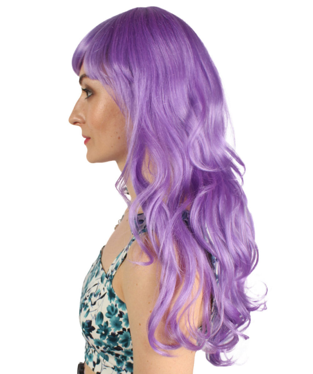 Wigs2you ハロウィン パーティー プレミアム H-821 バットマン 女性ジョーカー ウィッグ ライラック色