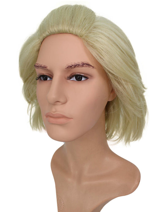 メンズファッション C-098 ミディアム C-ペールブロンド コスプレヒートスタイラブルウィッグ