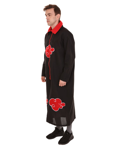 Wigs2you JCA-016 大人用男性アニメコスチューム | 黒と赤のコスプレ衣装