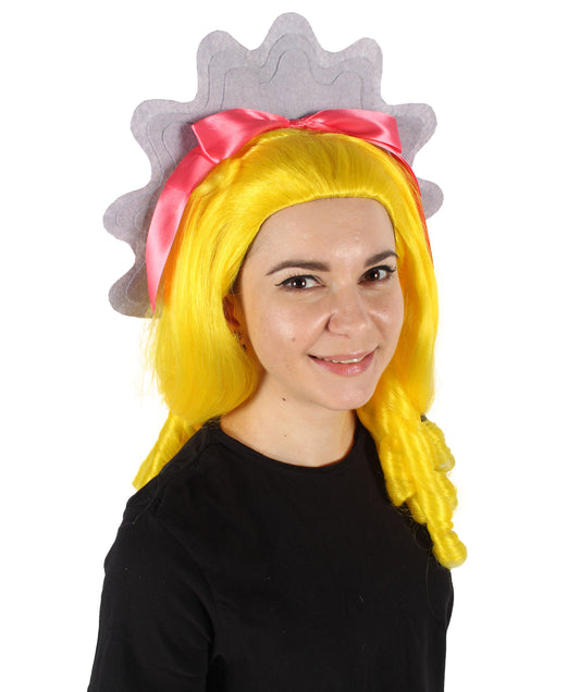 女性用 H-6215 アニメシリーズ マルチカラー プーフウィッグ コスプレウィッグ 難燃性合成繊維