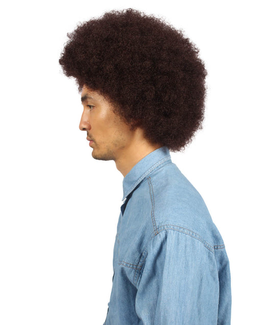 ハロウィン パーティ プレミアム メンズ H-5168 80年代の画家 ジャンボアフロ コスプレパーティーウィッグ