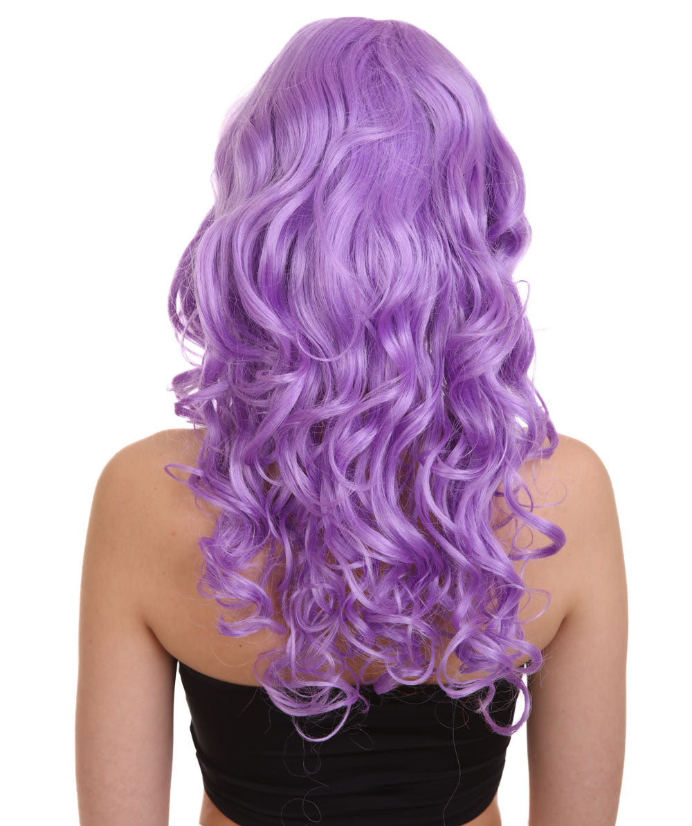 Wigs2you ハロウィンパーティー プレミアム レディース H-1006 着用しやすい ベラウィッグ ライラック色
