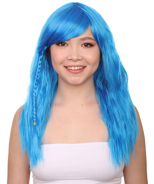 Wigs2you ハロウィンパーティープレミアムレディース H-1764 着け心地が良い とても快適 グラマラマ ブルーウィッグ