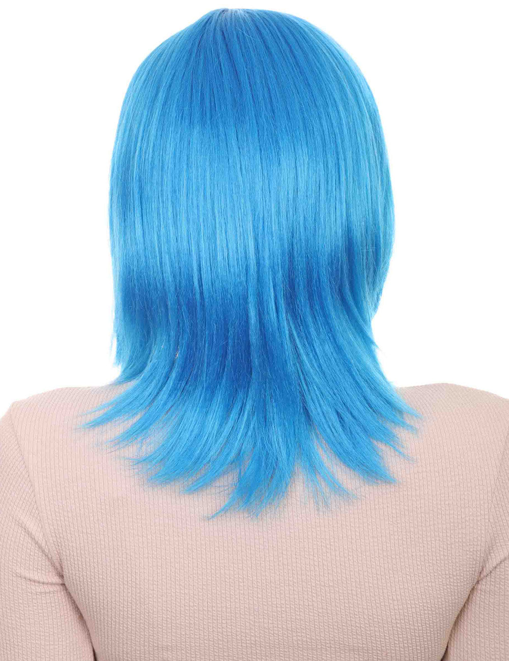 Wigs2you ハロウィン パーティー プレミアム H-1426 簡単に着用でき 快適なフィット感の女性ショート ブルーウィッグ