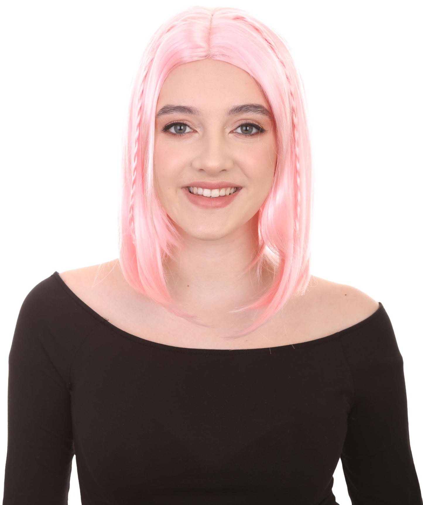 Wigs2you ハロウィンパーティープレミアム レディース H-904 スワンプクイーンウィッグ ソフトピンク色