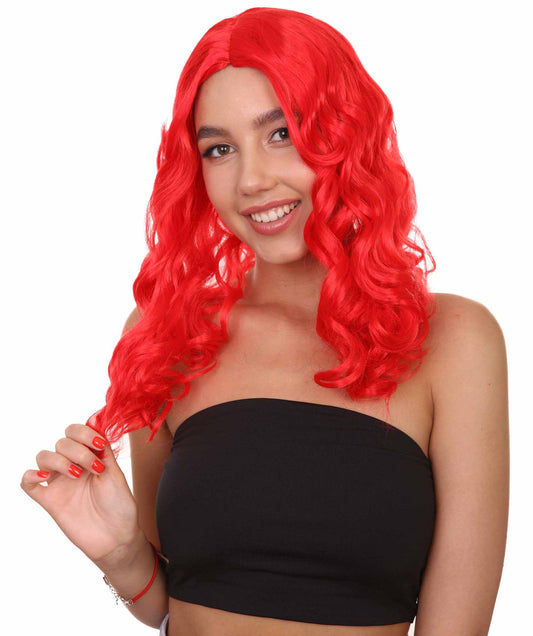 Wigs2you ハロウィンパーティープレミアム レディース H-1078 アリスウィッグ 鏡の国のアリス レッド色