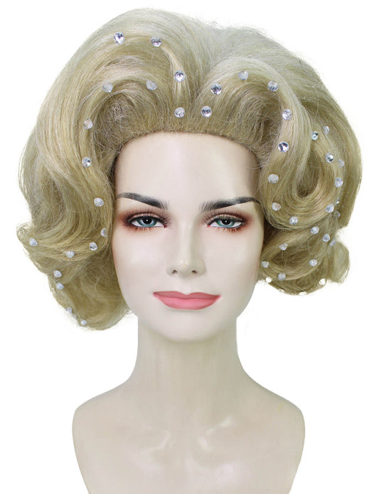 ウィメンズ H-5732 アメリカンラッパークイーン ブロンド カーリーウェービーウィッグ