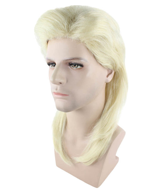 ハロウィンパーティー プレミアム 男性用 H-2149 80年代 ブロンド マレット ウィッグ