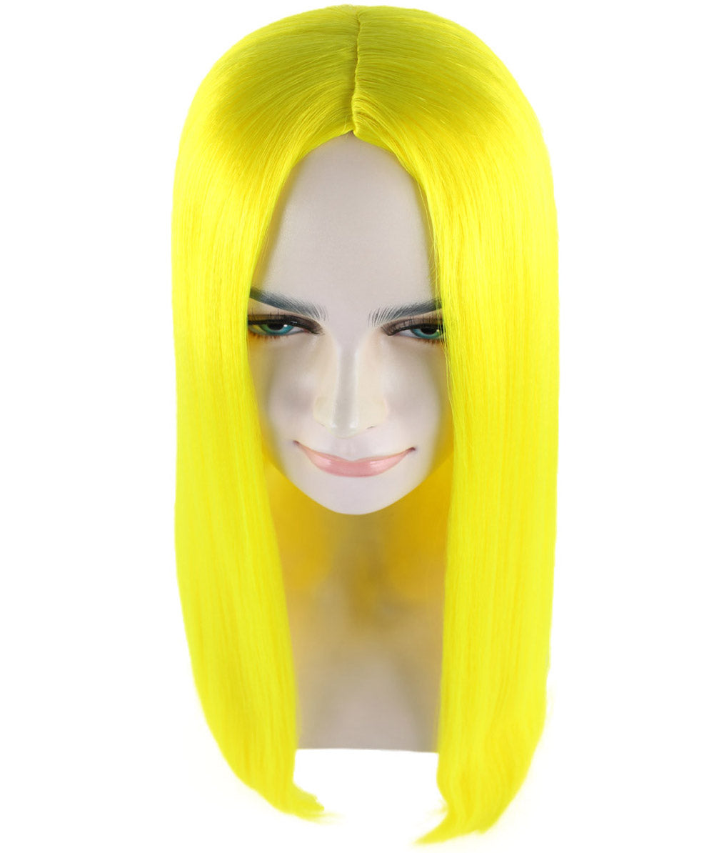 Wigs2you ハロウィンパーティープレミアム H-881 悪の花嫁 II 女性ウィッグ ネオンイエロー色