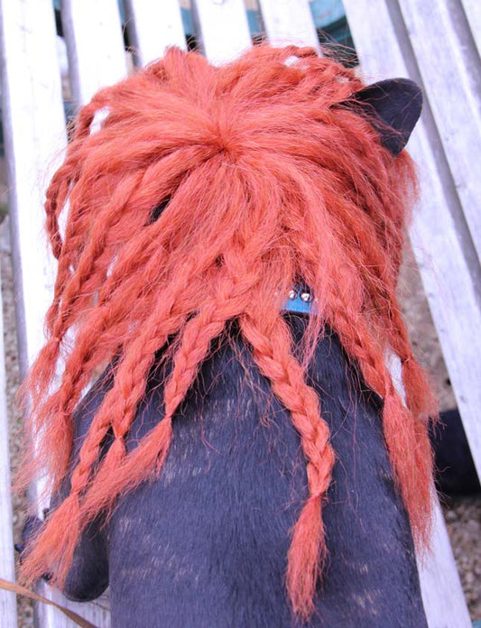 ペットウィッグ P-004 ファイアブリック ふわふわの友達のためのシックで快適なウィッグ