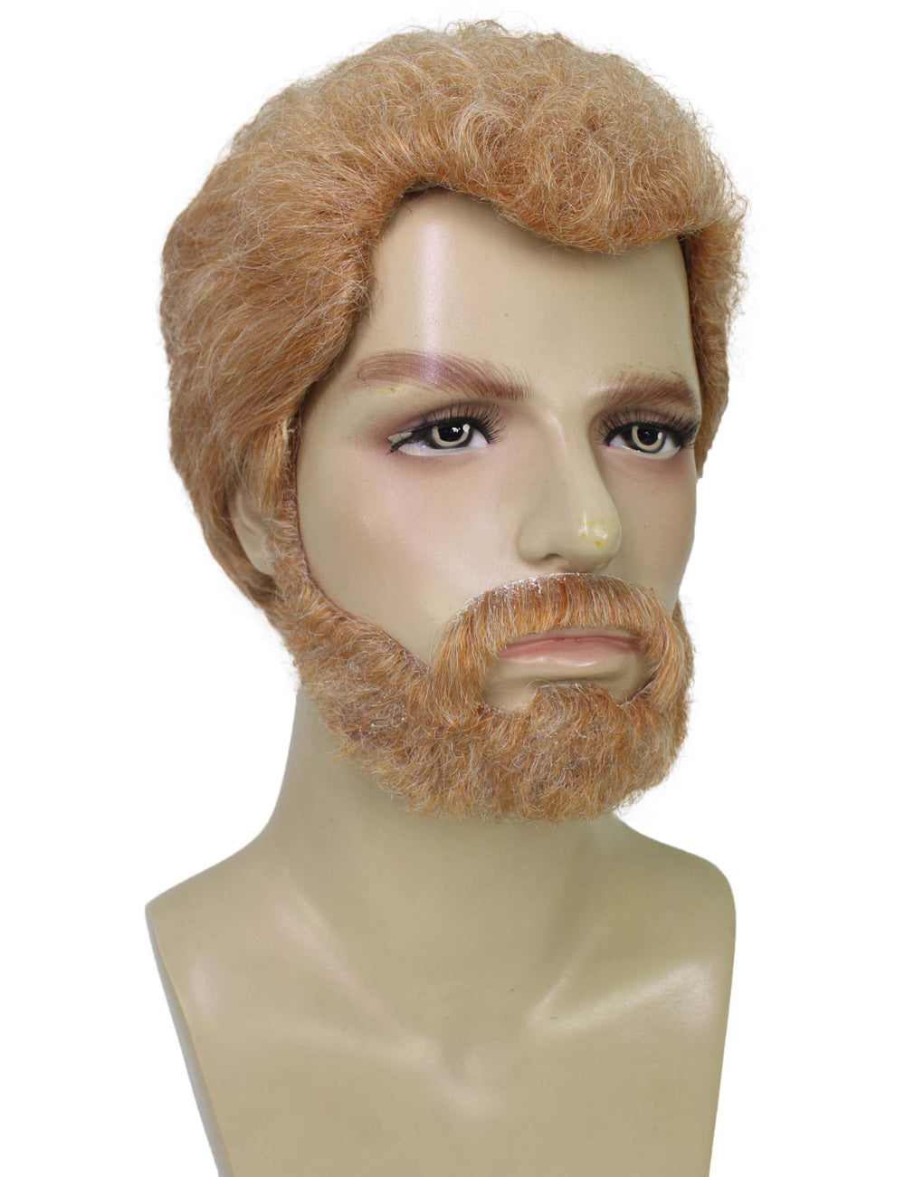 ハロウィンパーティープレミアム大人用メンズ「シンデレラ」のレディ・トレメイン茶色のウィッグ H-5688
