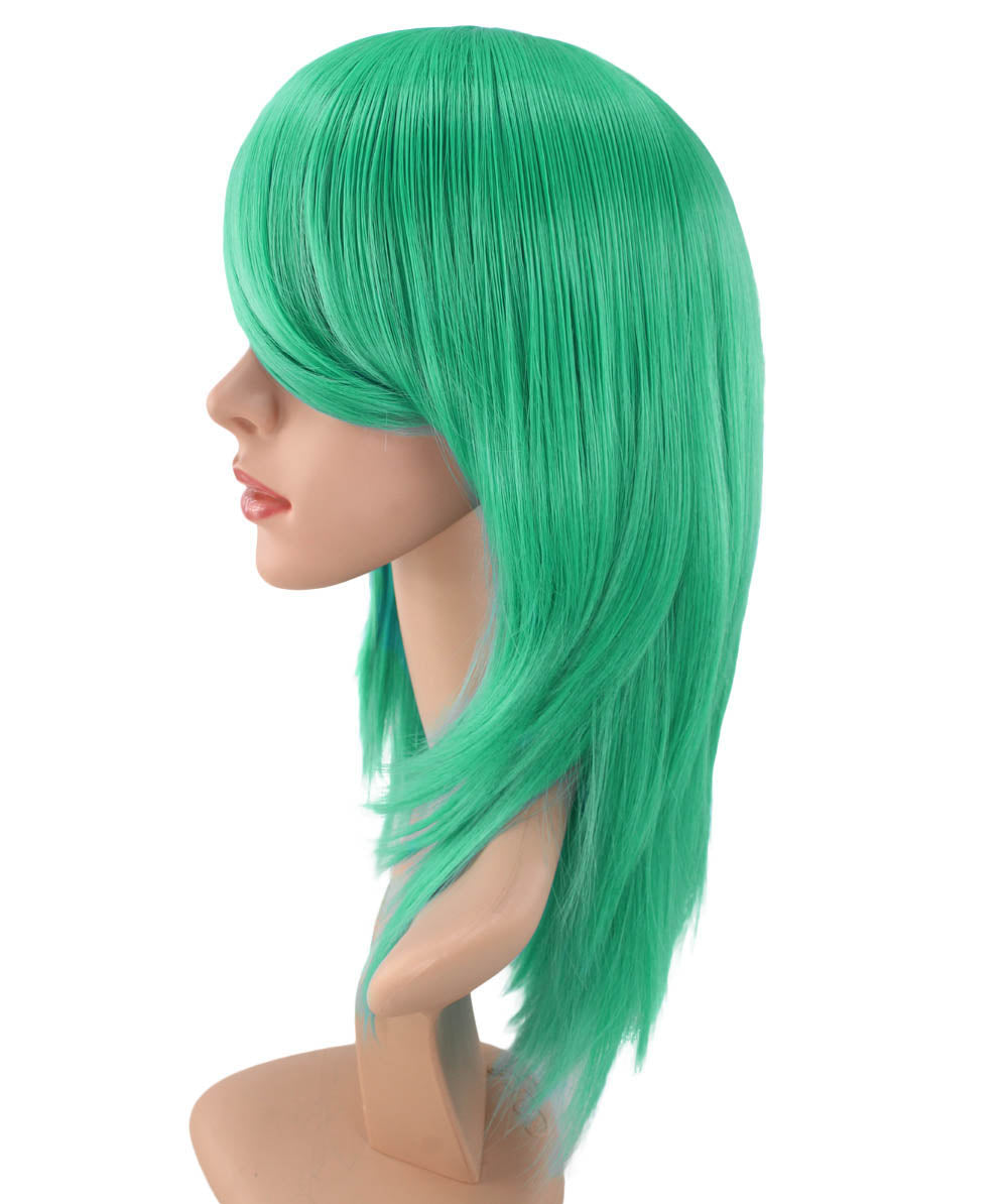 レディースファッション C-071 ロングストレート C-ワインレッド コスプレヒートスタイラブルウィッグ