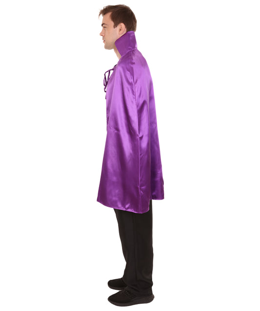 大人用メンズJCO-212_6 リバーシブルバンパイアケープ ライラック&ブラック ハロウィンコスチューム