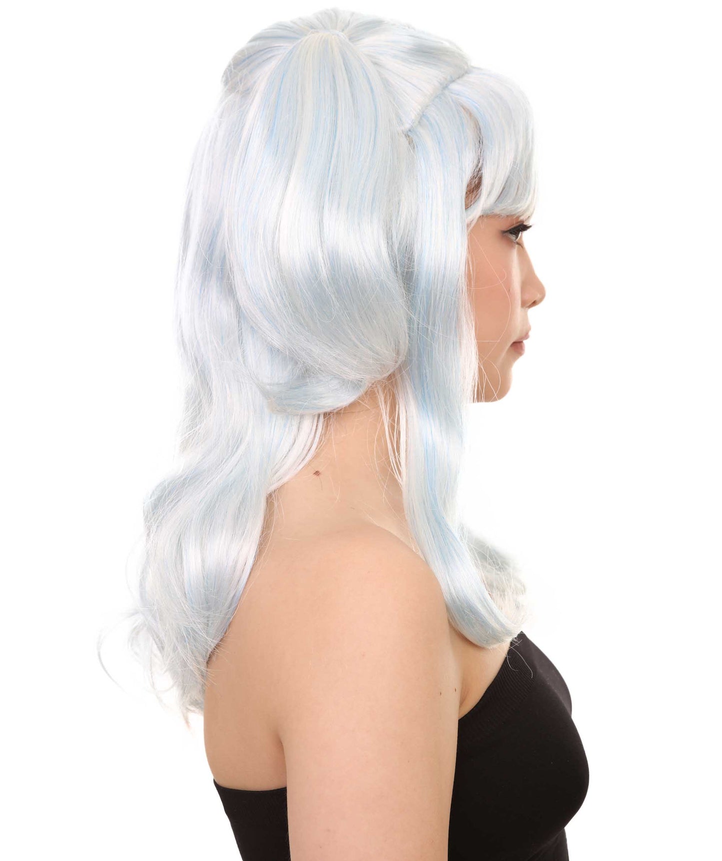 Wigs2you ハロウィンパーティープレミアム レディース H-800 バナナエンジェルウィッグ スカイブルー色