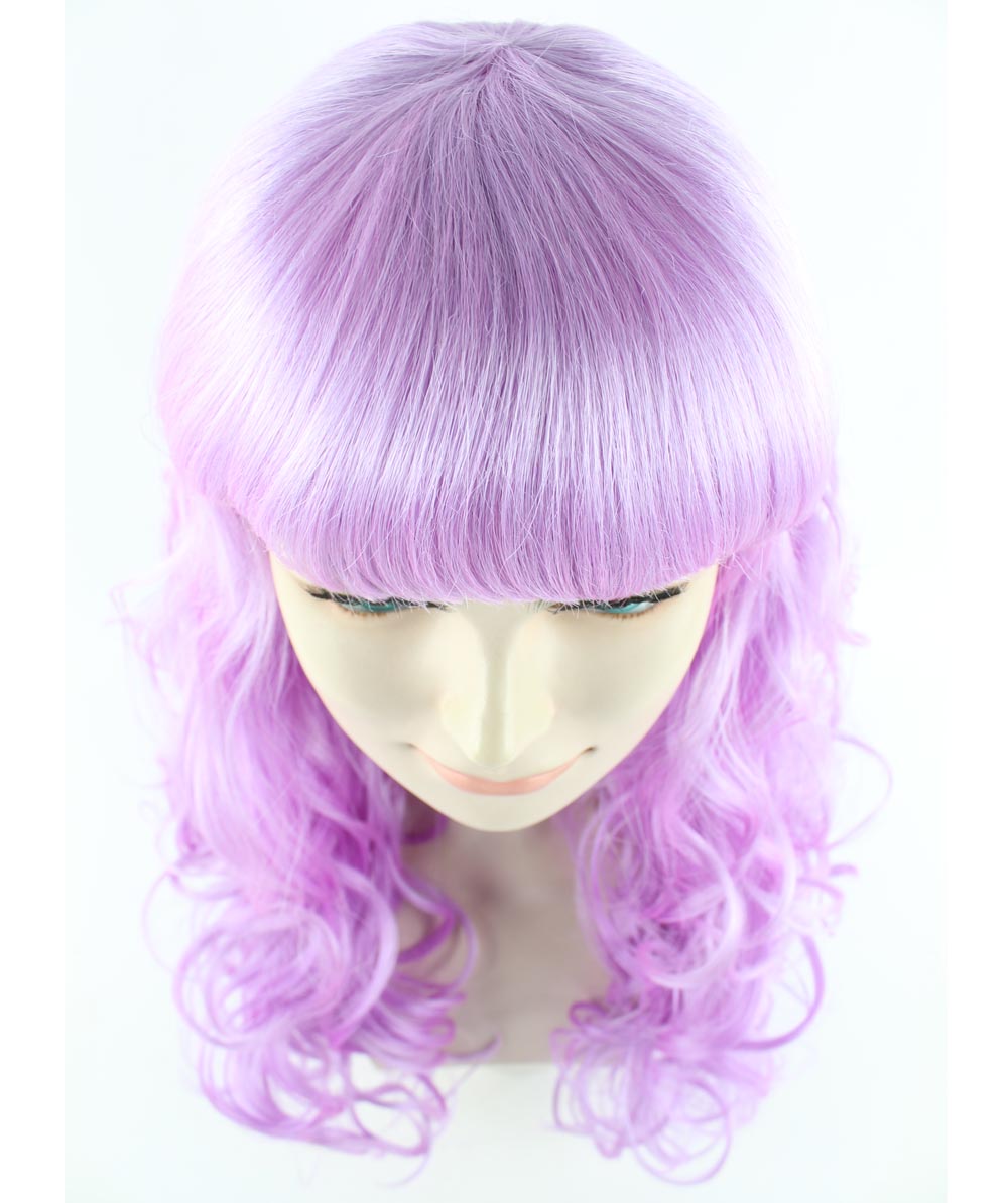 Wigs2you ハロウィン パーティー プレミアム H-823 バットマン 女性ジョーカー ウィッグ パープル色