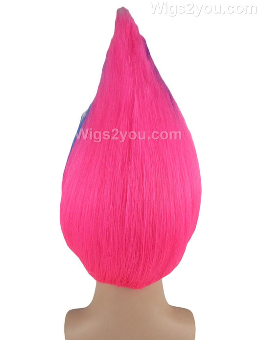 ユニセックスのトロールかつら収集|色選択の多彩な色多く|割増空気を通すCaplessなキャップH-633