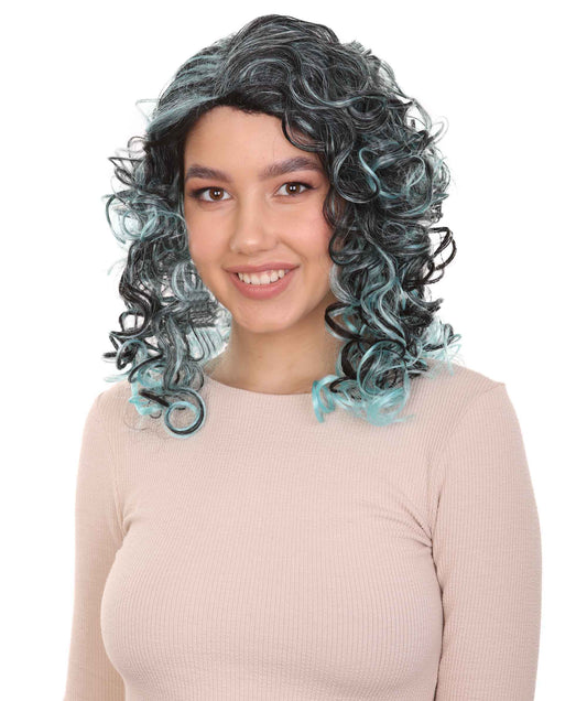 ブルーウィキッドウィッチ レディースウィッグ H-2804 パーティーレディ ラグジュアリーコスプレ ハロウィンウィッグ