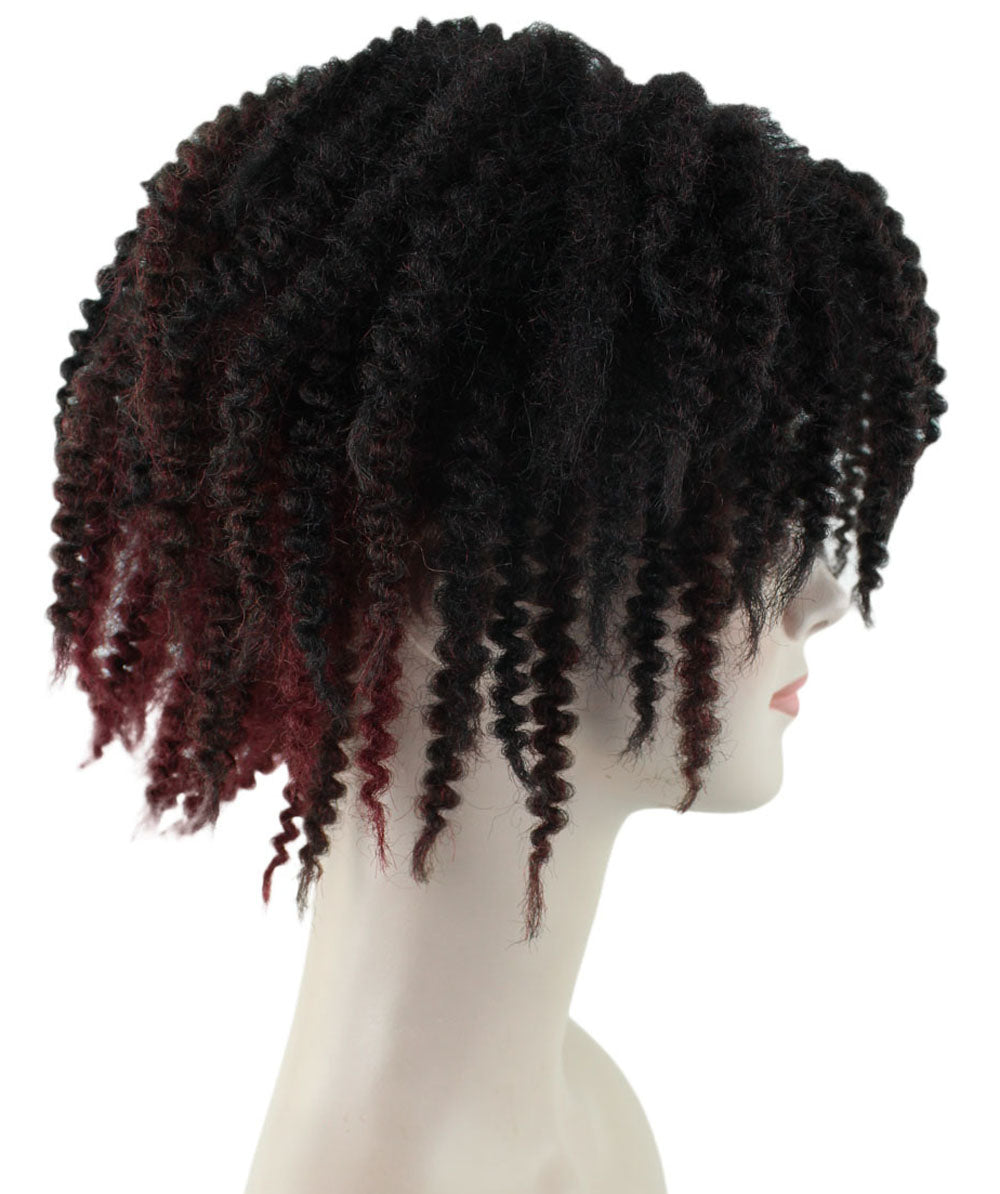 Wigs2youハロウィンパーティープレミアムレディースH-1953 着けやすい 非常に快適 ショートブラックドレッドロックウィッグ