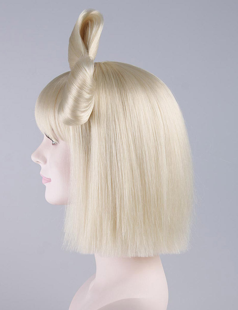 金色の蝶女性かつら 昆虫コスプレ・ハロウィンかつら 高級な空気を通すCaplessな帽子 H-299