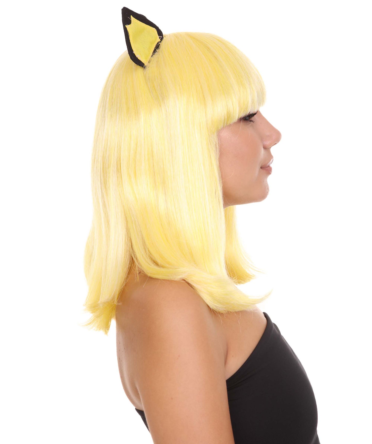 Wigs2youハロウィンパーティープレミアムレディースH-1934 着けやすい 非常に快適 コスプレウィッグ ポケモンピチュー