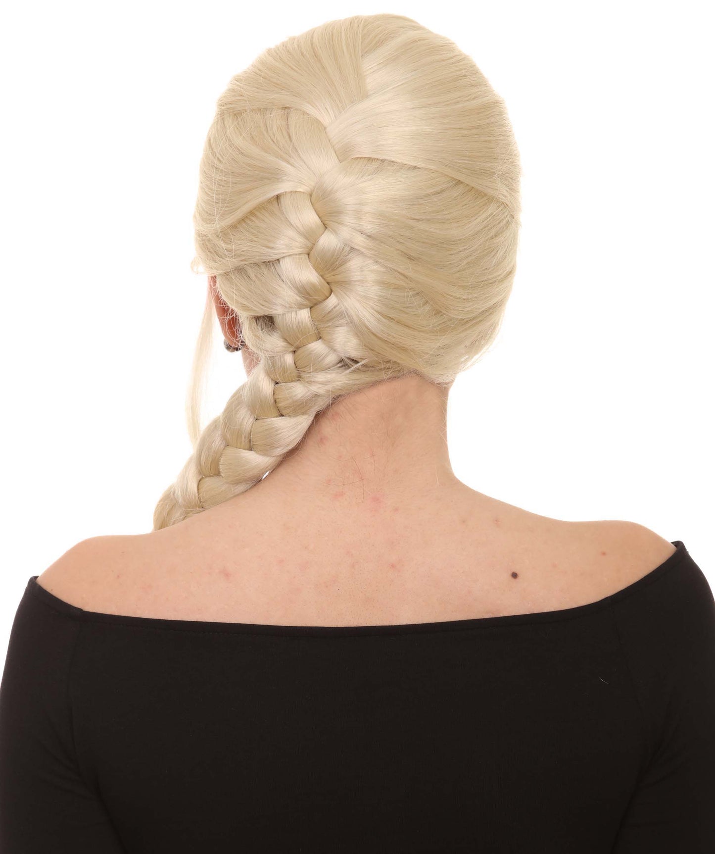 Wigs2you ハロウィン パーティー プレミアム レディース H-1178 快適なフィット感のブロンド編み込みウィッグ