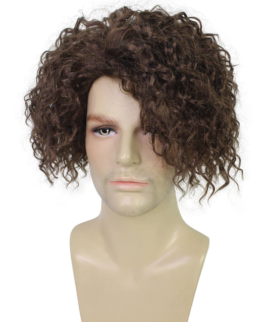 コミックブック超悪役ウィッグH-6804-BR複数の色のハロウィーンの巻き毛のかつら
