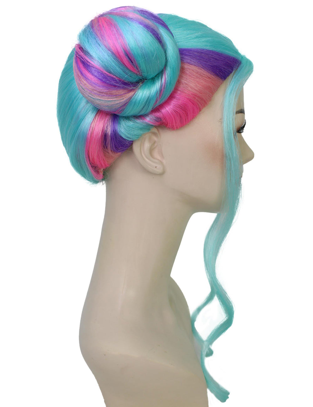 Wigs2you ハロウィンパーティ プレミアムレディース Cardi B カラフルバンズウィッグ H-5734