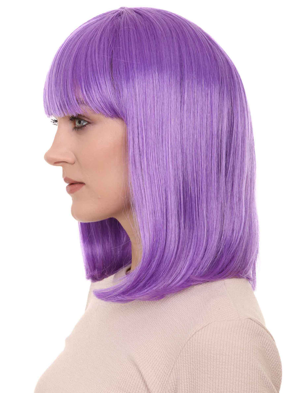 Wigs2you ハロウィンパーティー プレミアム レディース H-660 パープルボブウィッグ