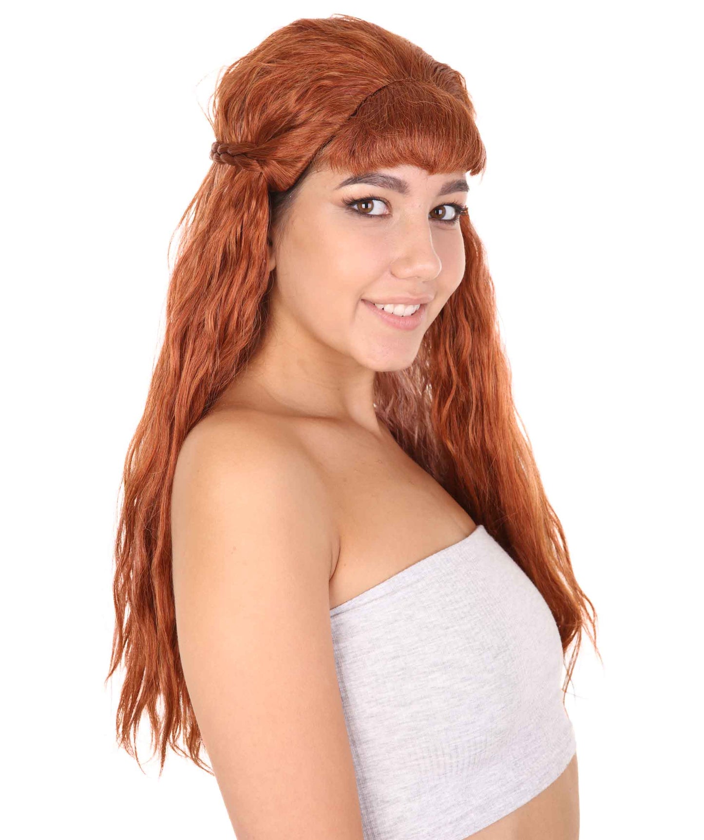 ハロウィンパーティ プレミアム H-5076 女性用 フローズン2 コミック ハーフウェービーウィッグ