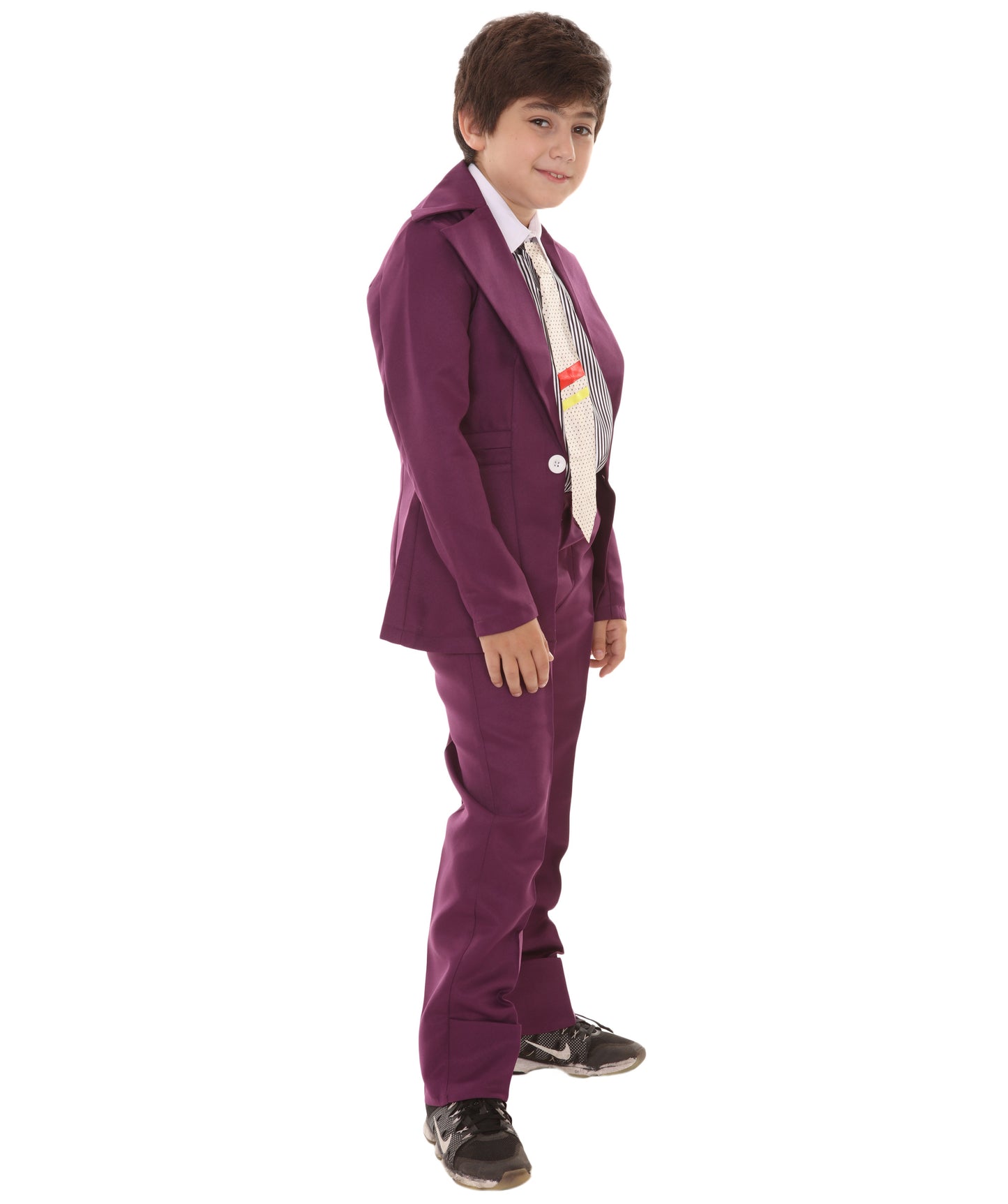 シンガー ボウイ JCP-028_8(Kids) コスプレコスチューム(子供用) ライトパープル