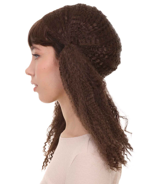 ハロウィンパーティープレミアムレディース H-2910 ダークブラウンドールウィッグコレクション