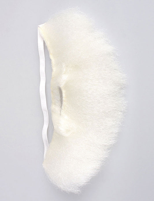 ホワイトメリークリスマスサンタのひげセットと口ひげ、Santa-012