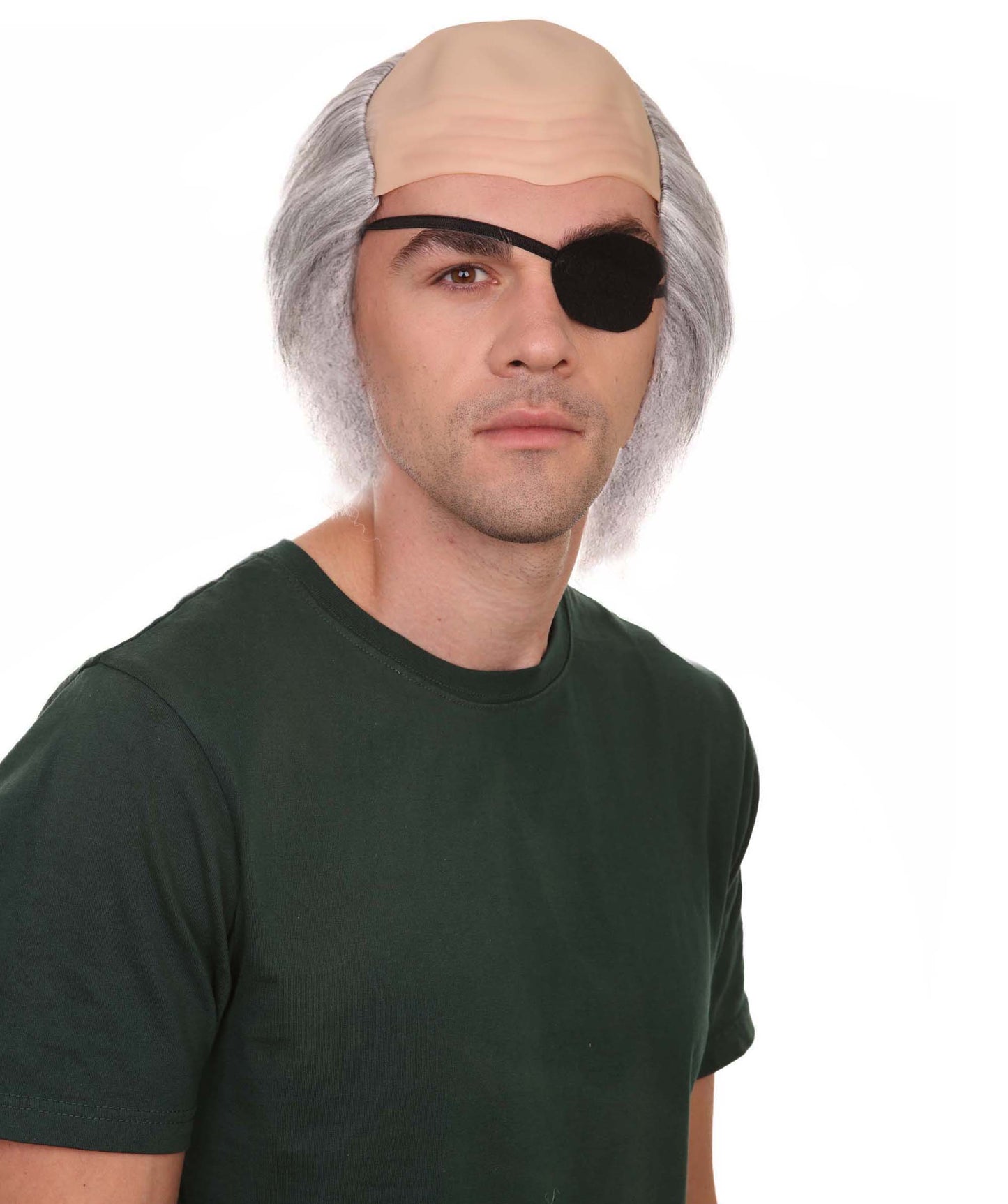 男性用「終わりでない不幸なできごと」オラフ伯爵アイパッチ付き H-4361 コスプレハロウィンウィッグ 耐炎合成繊維
