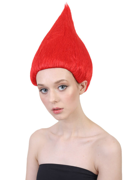 ユニセックスのトロールかつら収集|色選択の多彩な色多く|割増空気を通すCaplessなキャップ H-632