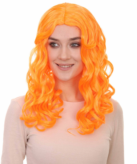 Wigs2you ハロウィンパーティー プレミアム レディース H-1082 アリスウィッグ 鏡の国のアリス パンプキン オレンジ色